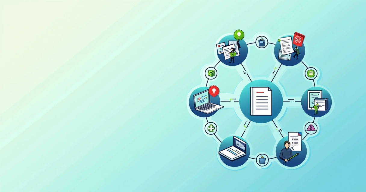 Timeline showing contract lifecycle stages from request to renewal 