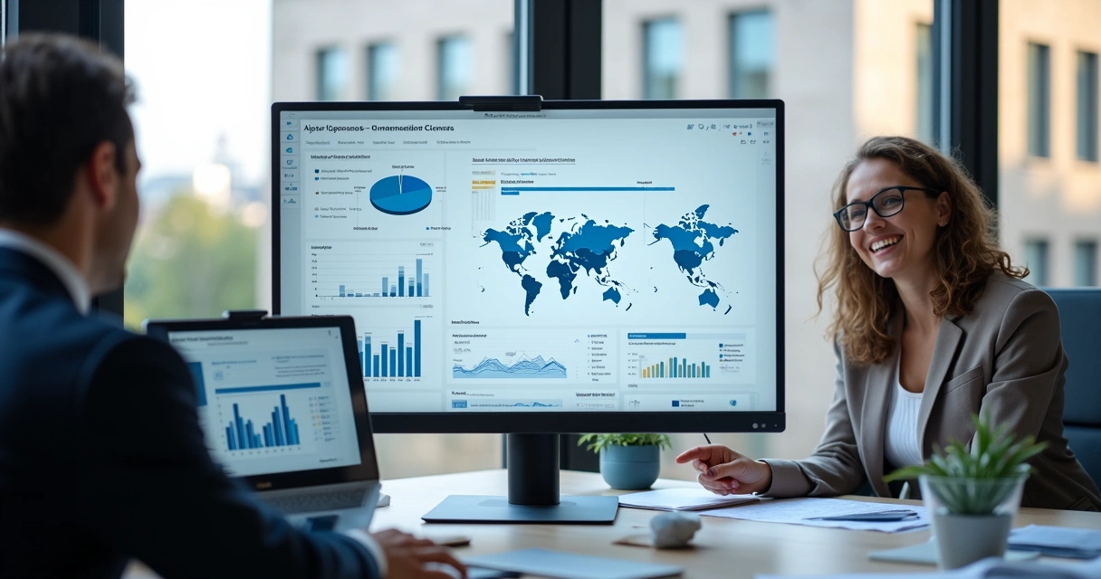 Cloud ERP and CRM process within a European SME office 