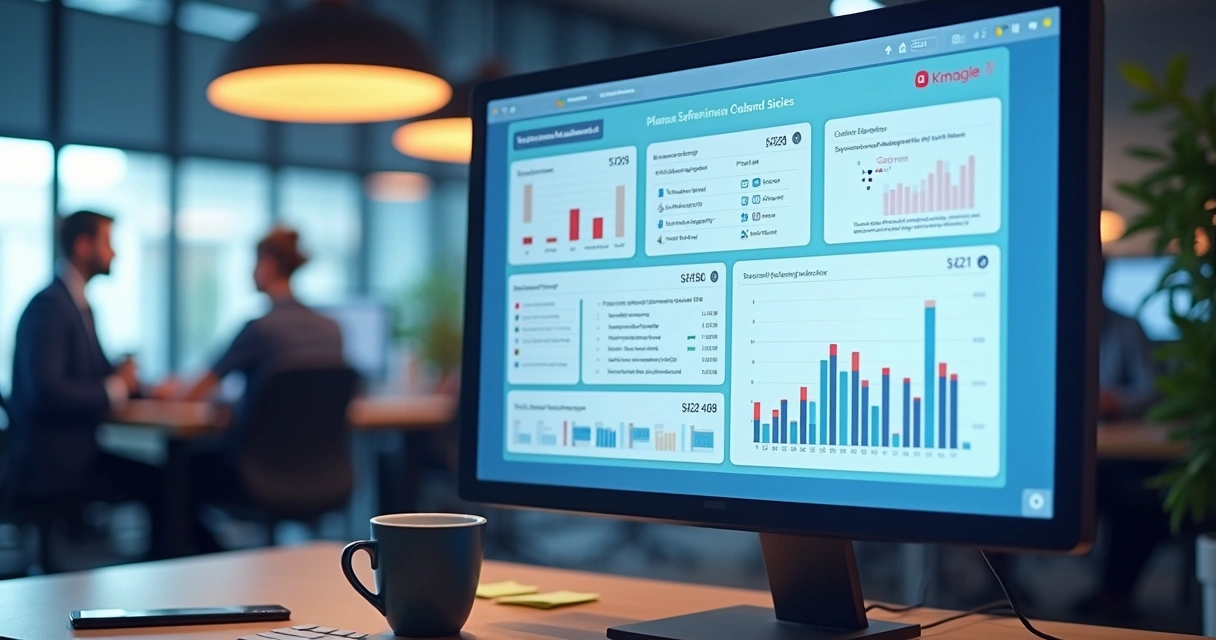 Cloud security dashboard with alert notifications 