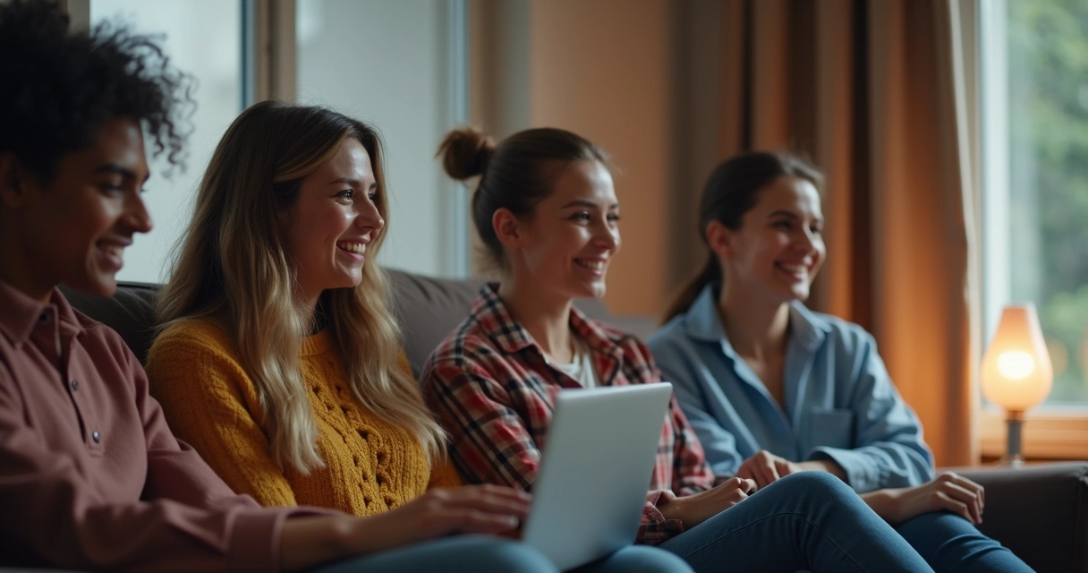 Reunião virtual de membros de um clube digital