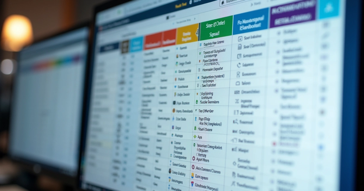 Tabela de setores CNAE mostrando classificações diferentes