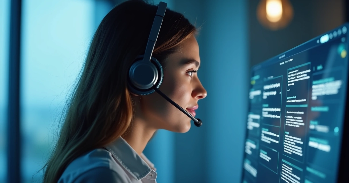 Coach digital de vendas orientando representante durante ligação 