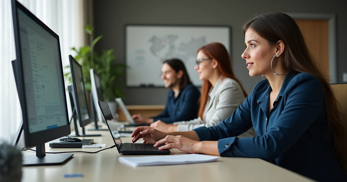 Equipe negociando pagamentos com associados inadimplentes 
