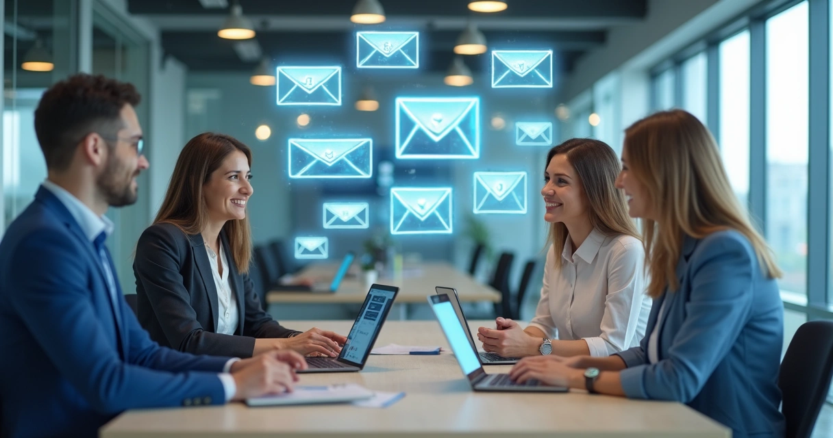 Equipe financeira usando vários canais para cobrar clientes 