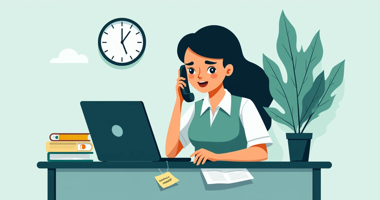 Pessoa usando telefone e laptop para cobrar clientes inadimplentes 