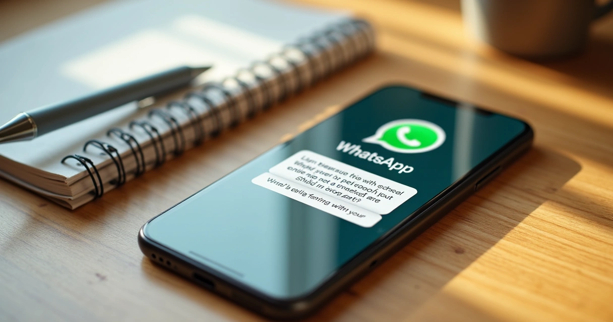 Mensagem automática de cobrança pelo WhatsApp de uma escola