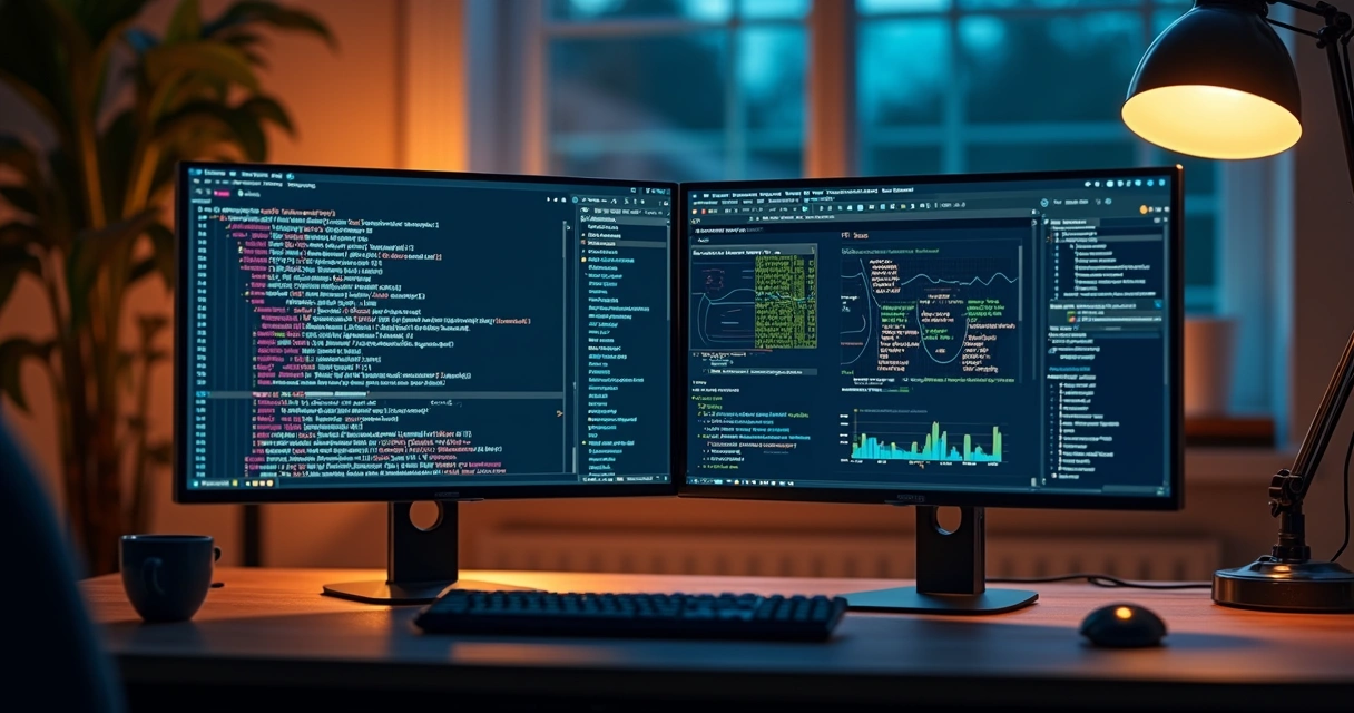 Auditoria de código-fonte aberto em tela múltipla 
