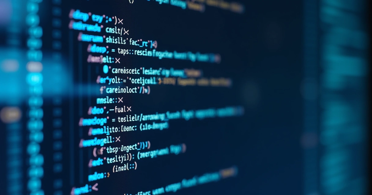 Código estruturado com destaques em meta tags e schema markup 