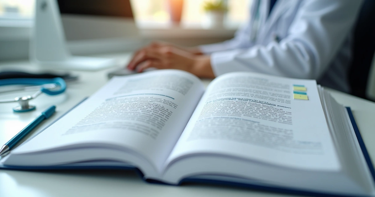 Livro aberto do Código de Ética Odontológica sobre mesa de consultório 