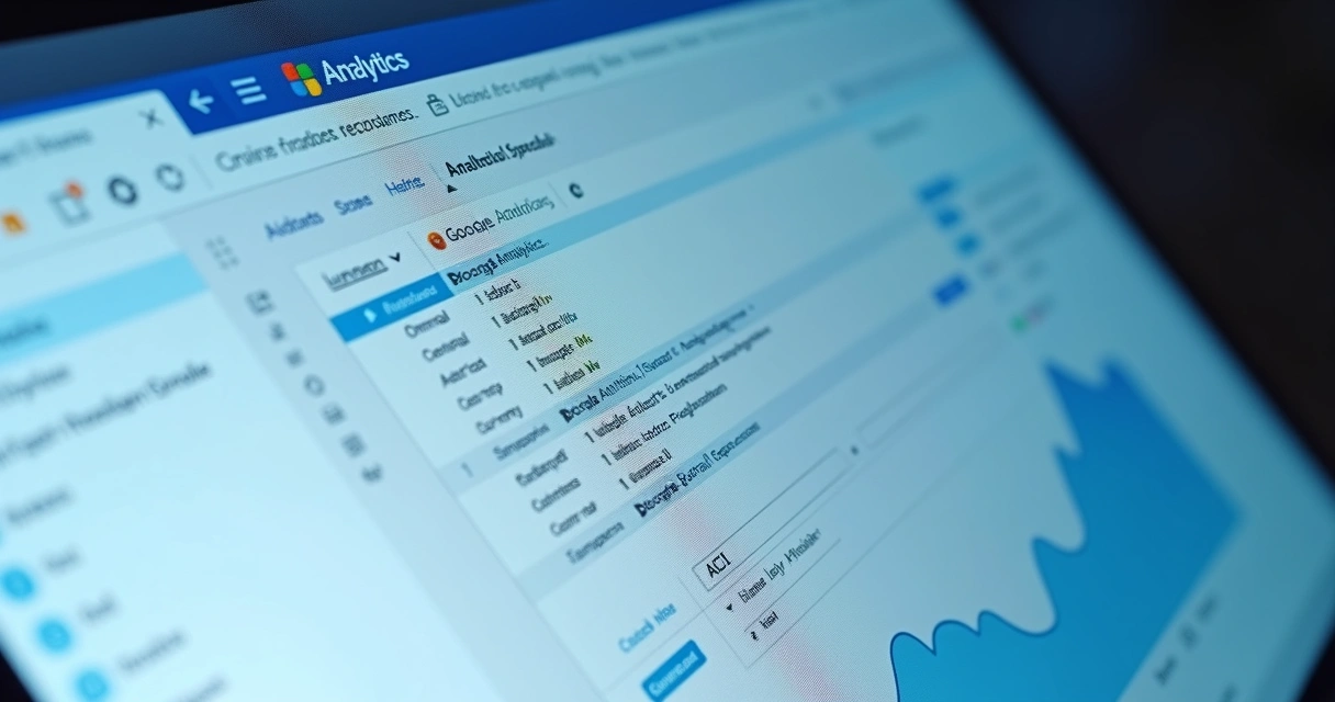 Tela mostrando código de rastreamento do Google Analytics inserido em site 