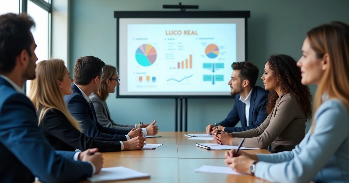 Time de colaboradores em treinamento contábil 
