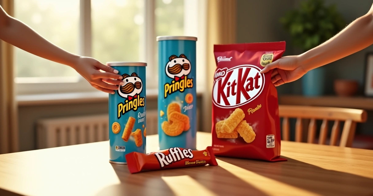 Coleção de embalagens exclusivas de snacks de edição limitada 