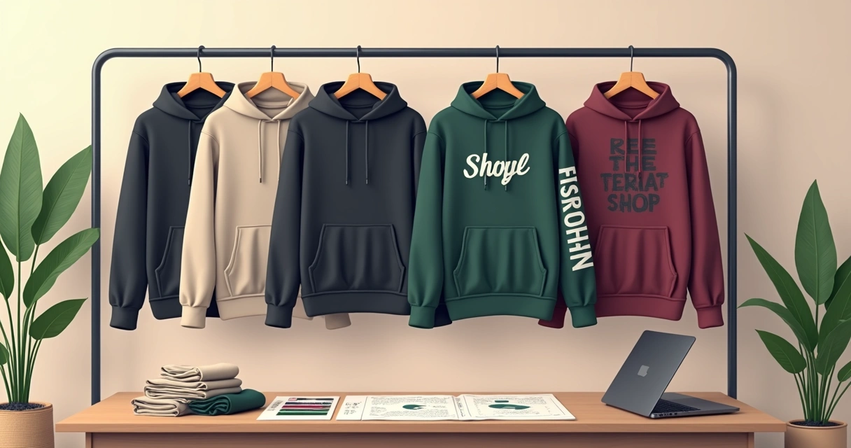 Moletons personalizados com estampas variadas em arara 