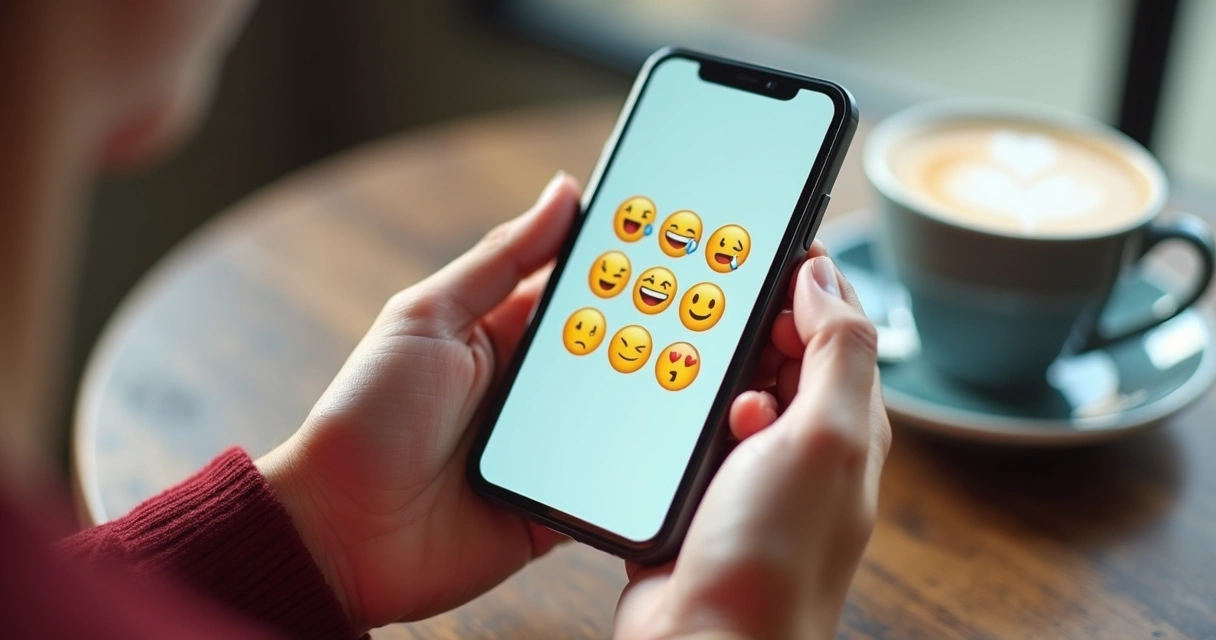 Cliente respondendo pesquisa rápida pelo celular 
