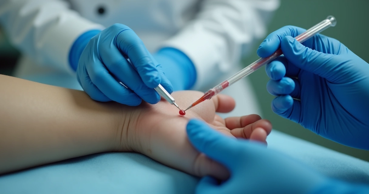 Coleta de amostra com swab em lesão genital 