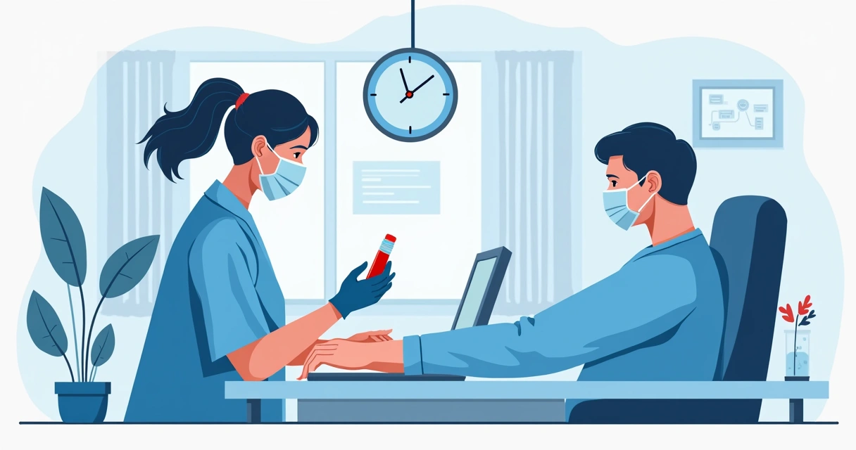 Guia para interpretação de hemoculturas na infectologia 3 Enfermeira realizando coleta de sangue para hemocultura em paciente hospitalizado