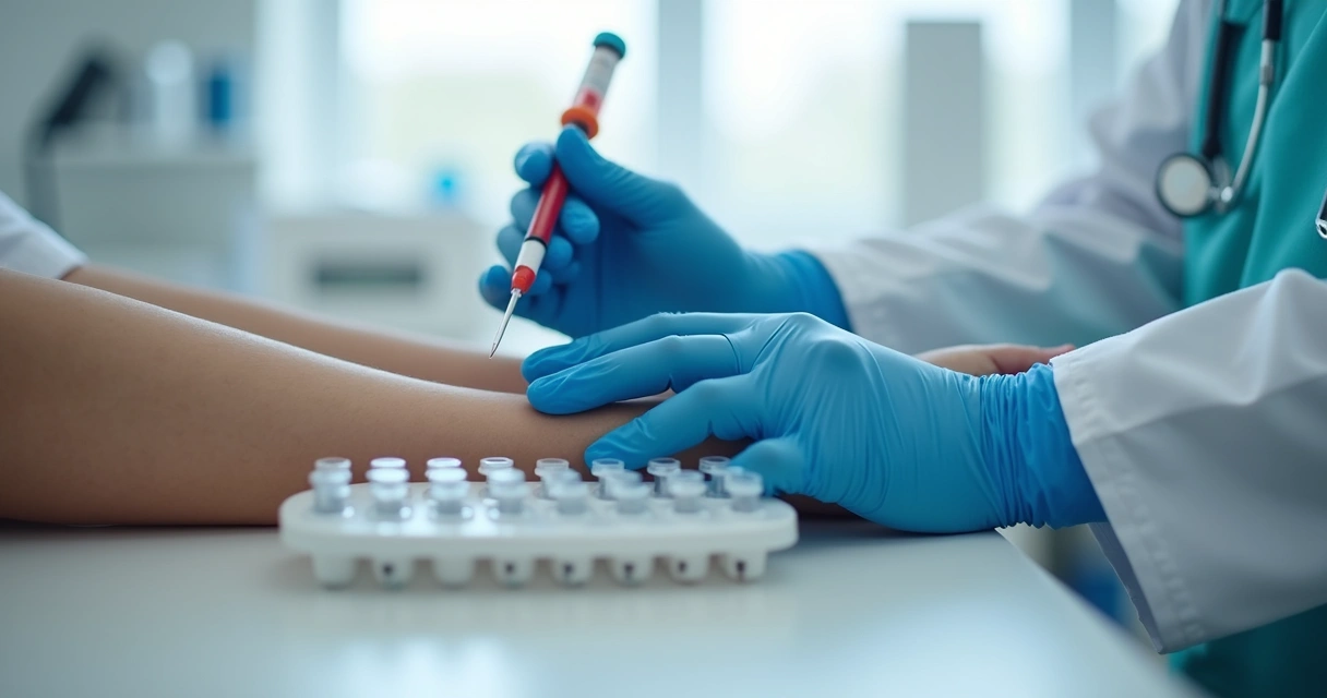 coleta-sangue-laboratorio-311 Como interpretar exames na suspeita de pneumonia em adultos