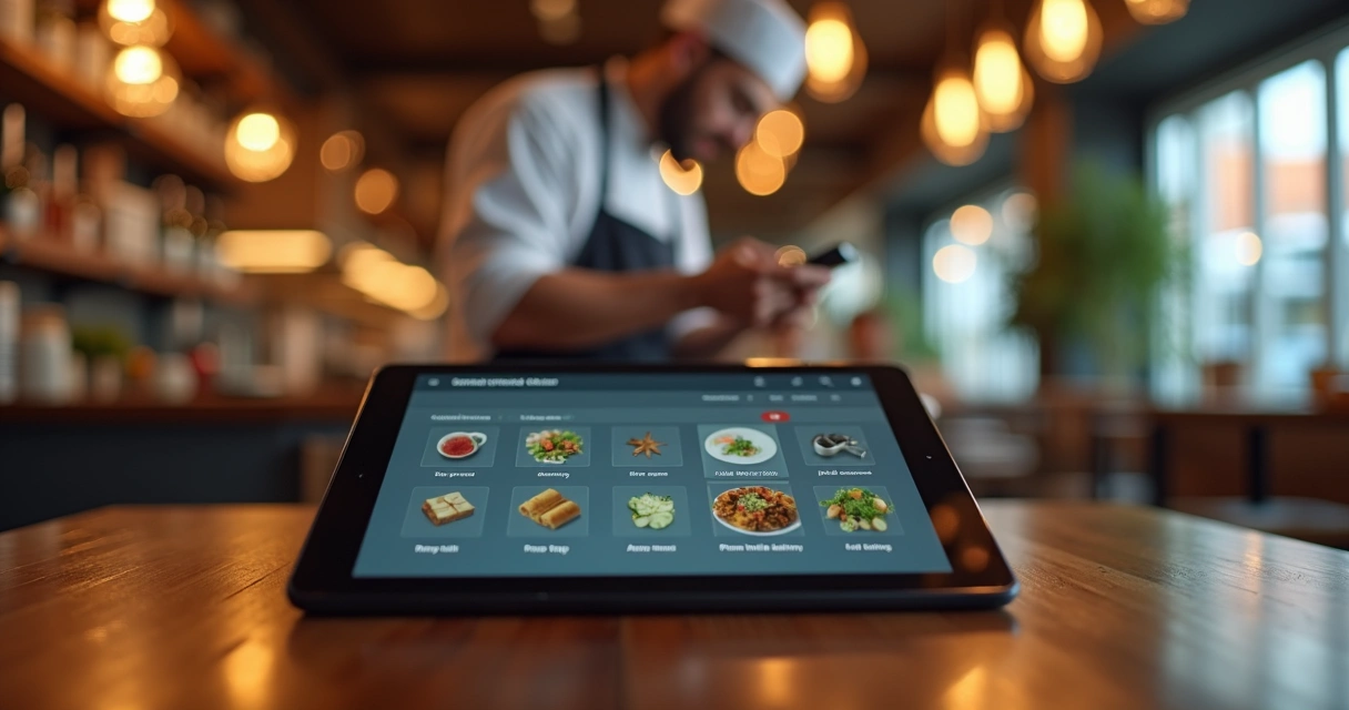 Comanda digital integrada ao sistema do restaurante