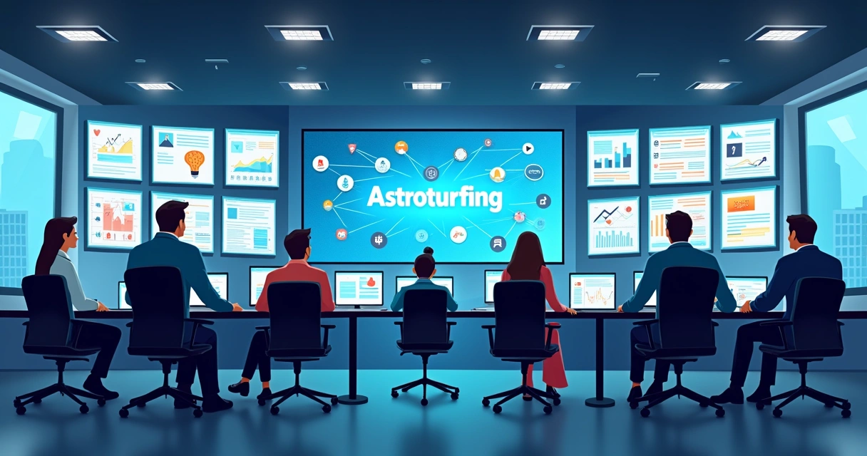 Equipe analisando dados digitais para combater manipulação em campanha eleitoral 