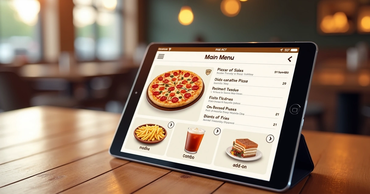 Exemplo de combos de alimentos em um cardápio digital