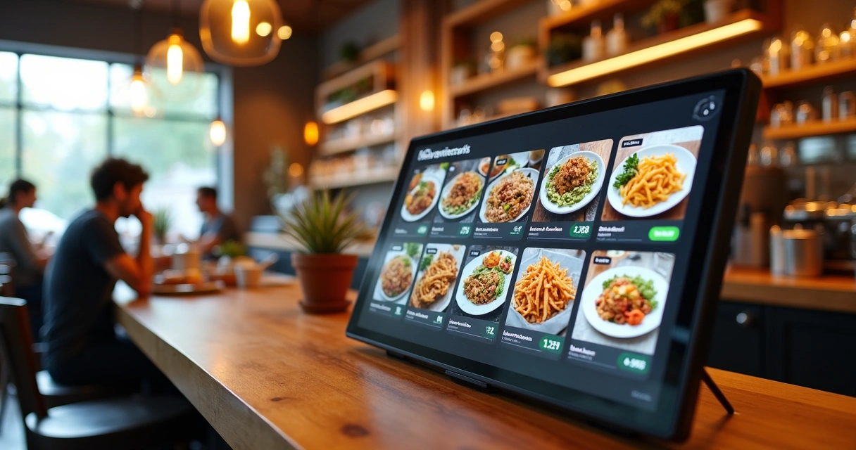 Diferentes combos de pratos em cardápio digital de restaurante