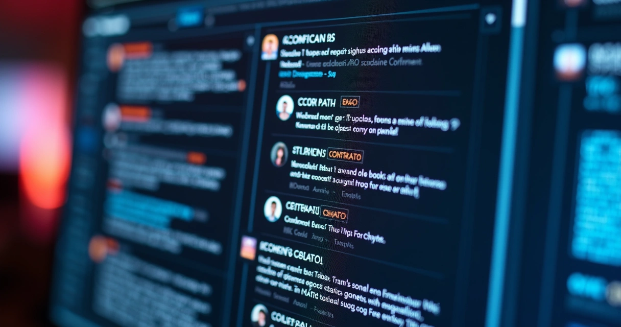 Tela de publicação com vários comentários de usuários escrevendo CONTRATO 