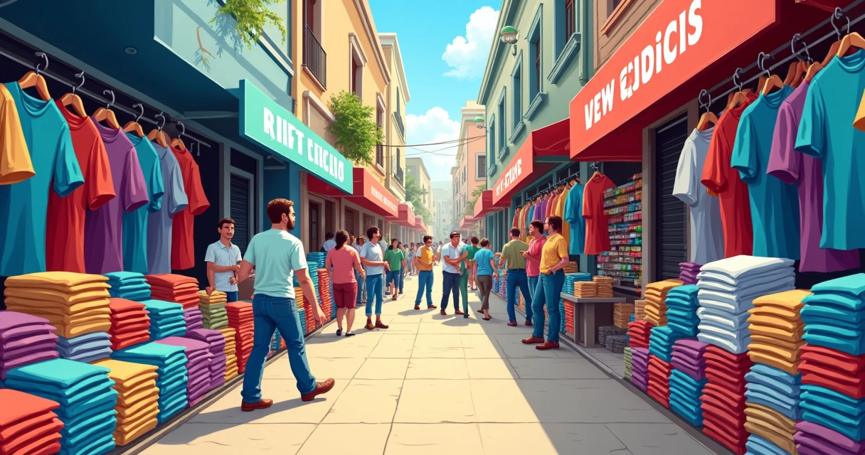 Comercio de camisetas atacado Bom Retiro SP