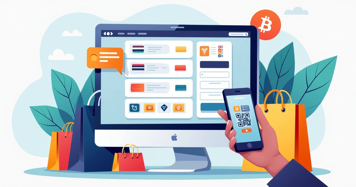 Diversidade de métodos de pagamento em loja online 