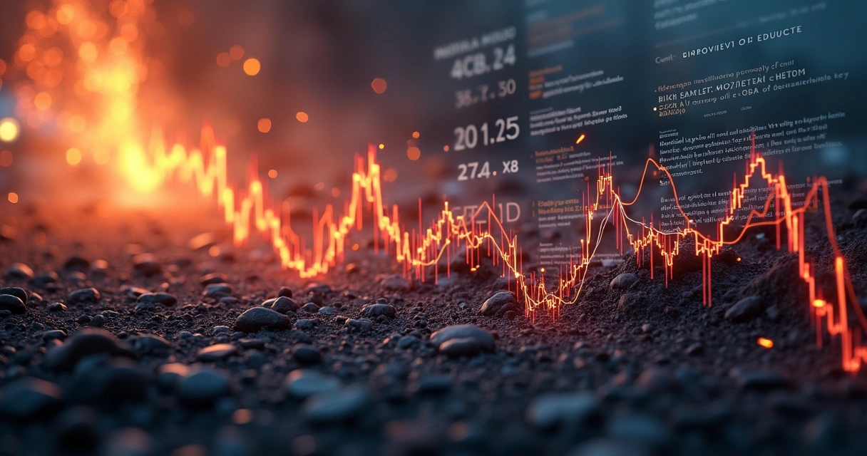 Graphical representation of commodity price crisis