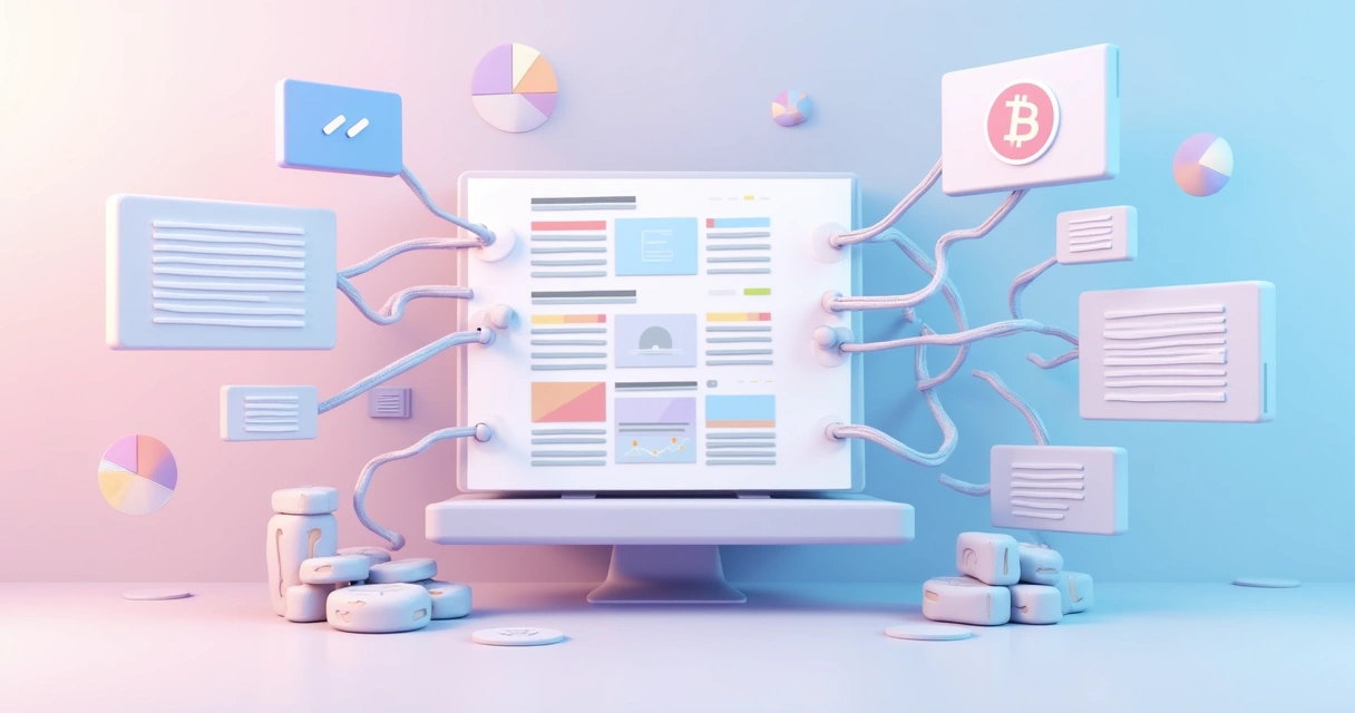 Gráfico comparativo entre backlinks e links internos em um site