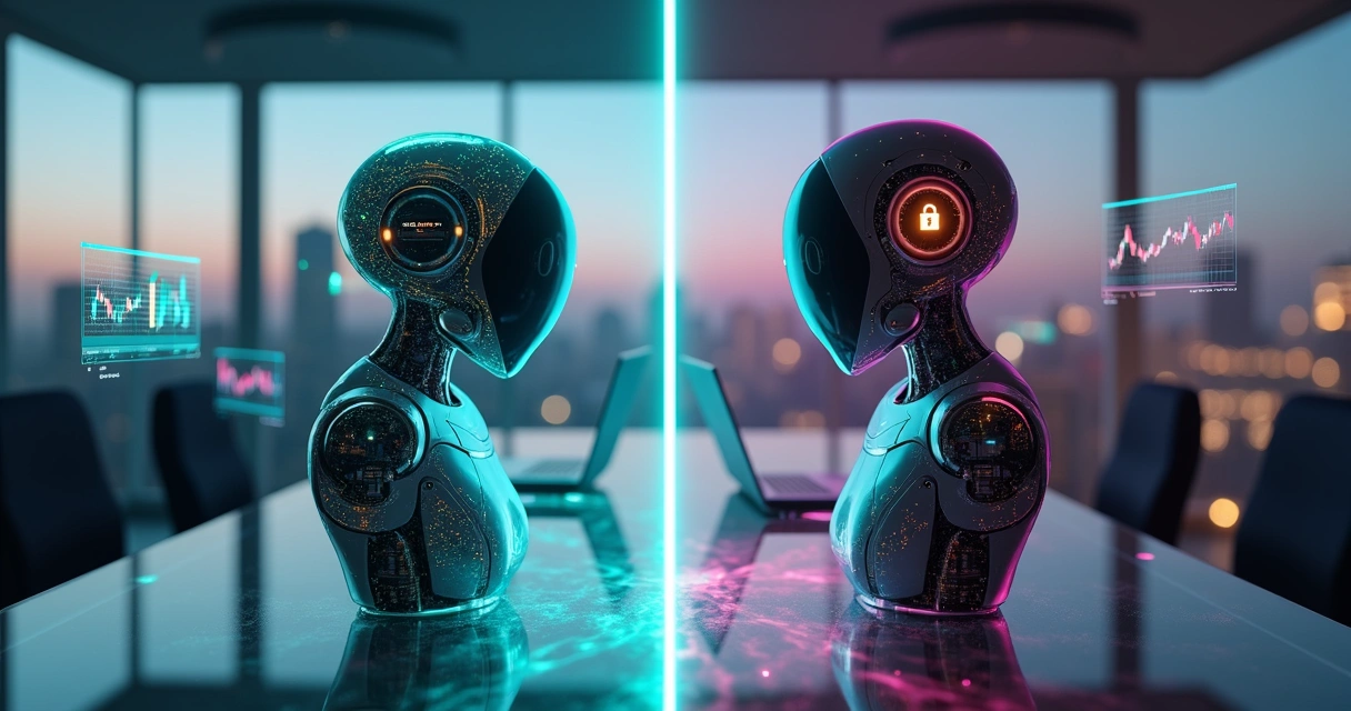 Comparação visual entre bot open source e bot proprietário lado a lado 