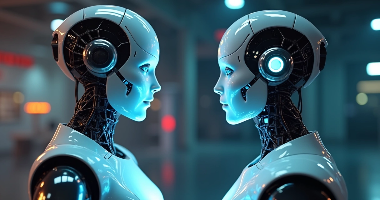 Comparação entre chatbot padrão e agente de inteligência artificial treinável em interface de mensageria no celular 