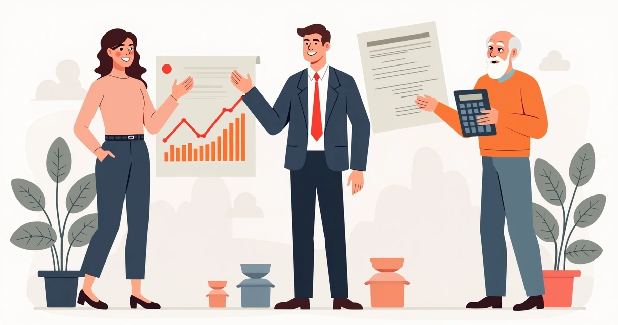 Simulação de três apólices de seguro de vida em diferentes faixas de preço. 