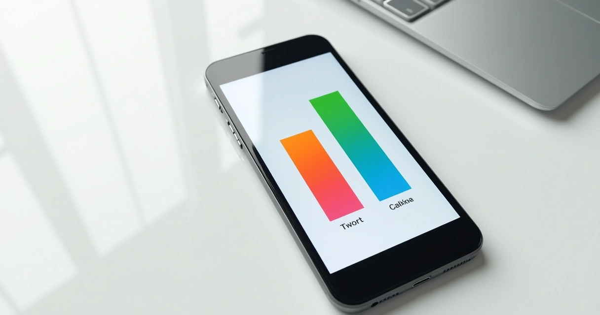 Visão de comparação de meses em um app de controle financeiro 