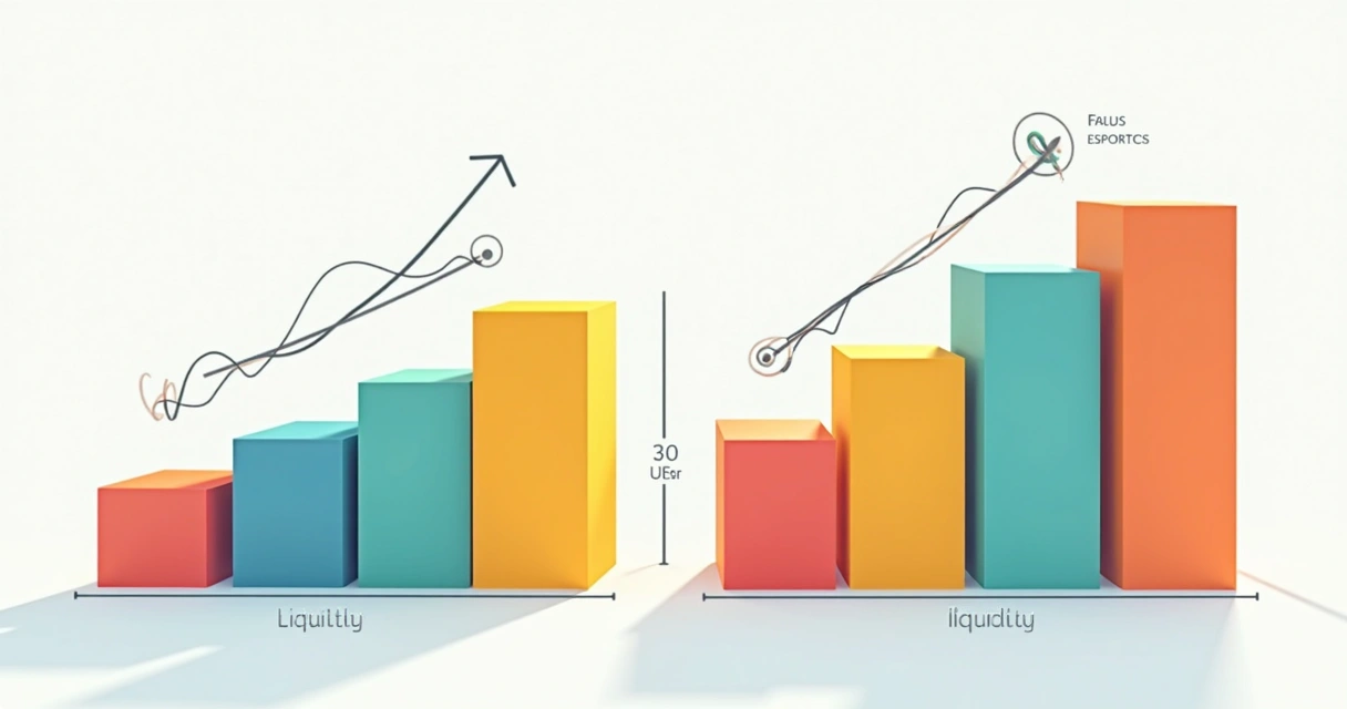 Gráficos de comparação de índices contábeis lado a lado