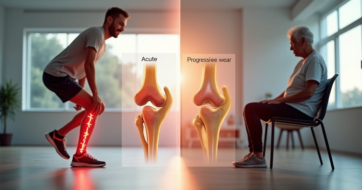 Lesão aguda vs. desgaste progressivo: diferenças e cuidados
