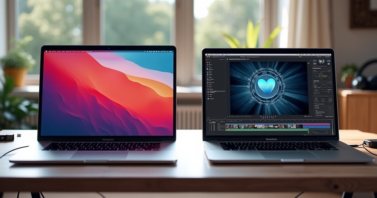 Comparação do novo MacBook Pro 14 com tela Liquid Retina XDR