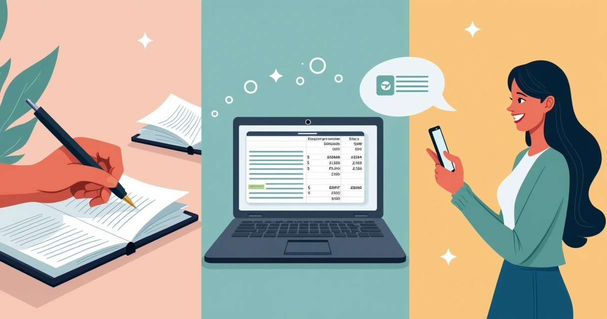 Comparação ilustrada de métodos de controle de pagamento 