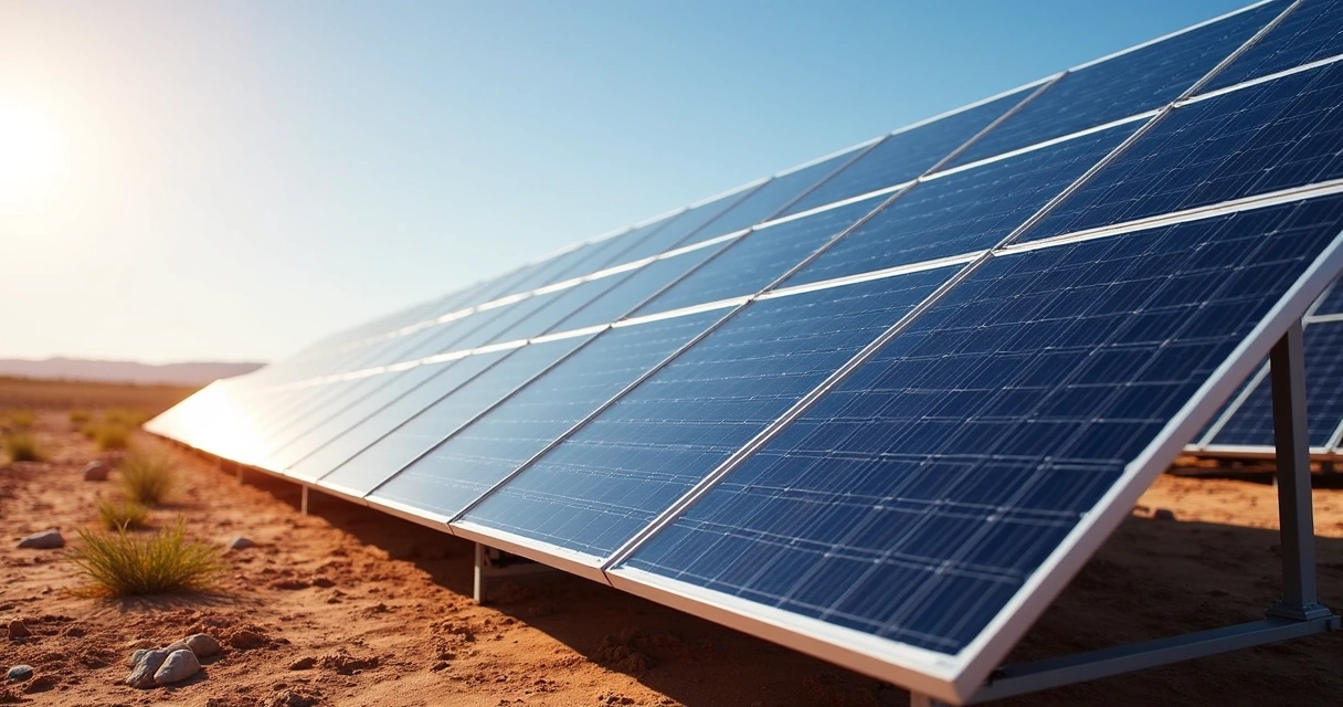 Comparação de painéis solares instalados lado a lado 