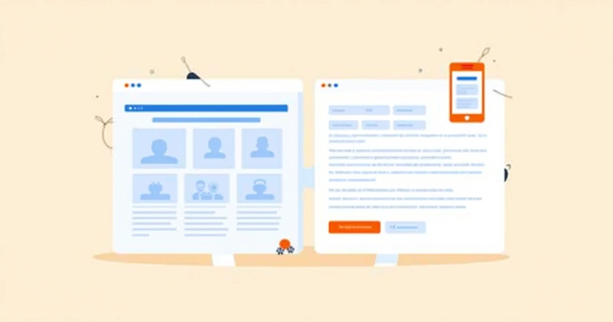 Tabela comparando site empresarial e landing page, destaque para diferença de objetivos 