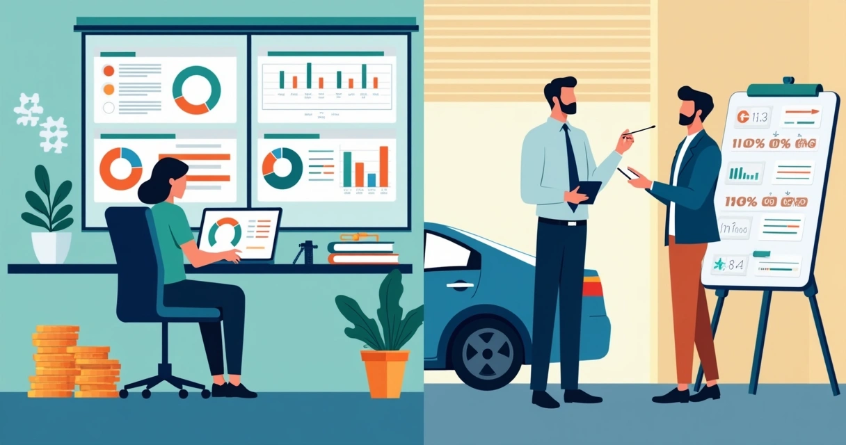 Comparação entre software e consultoria na oficina