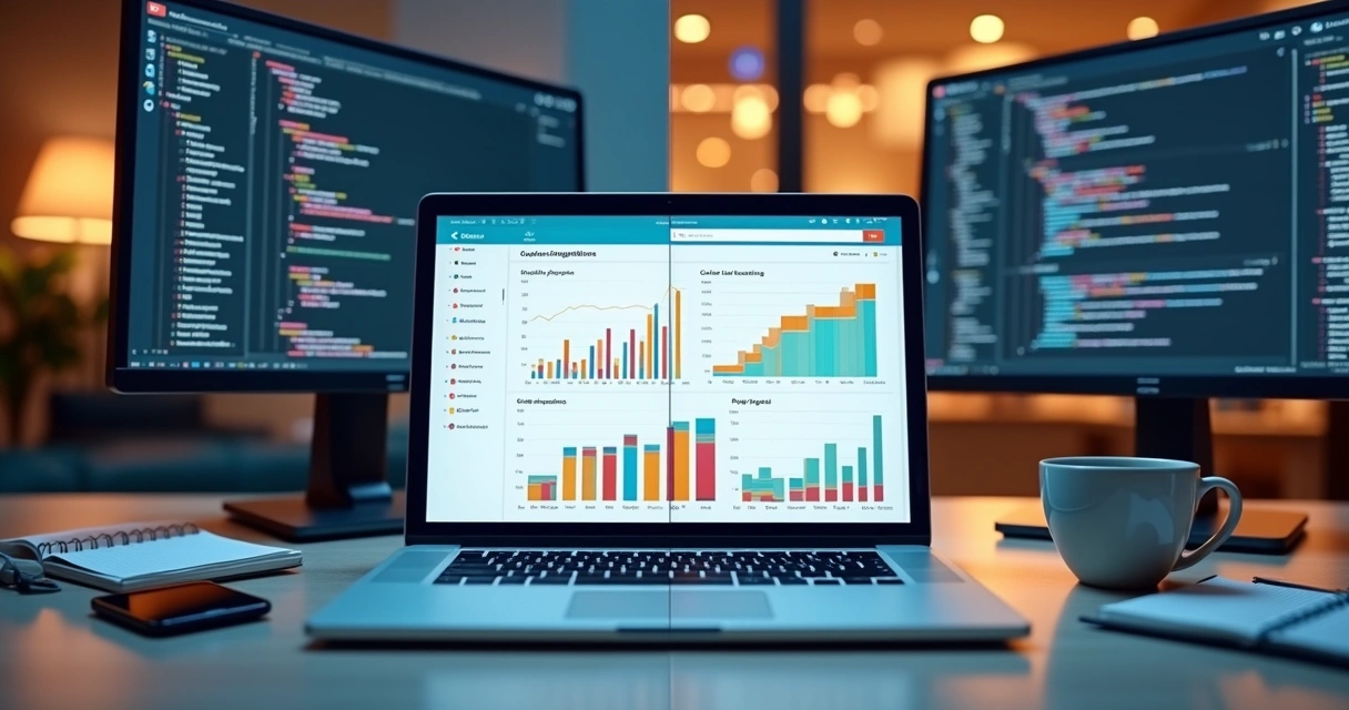 Representação visual comparando soluções prontas e desenvolvimento de software sob medida para integração 