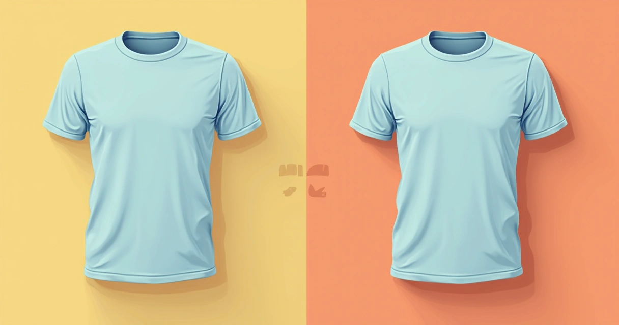 Comparação entre estampa nítida e borrada por resolução 