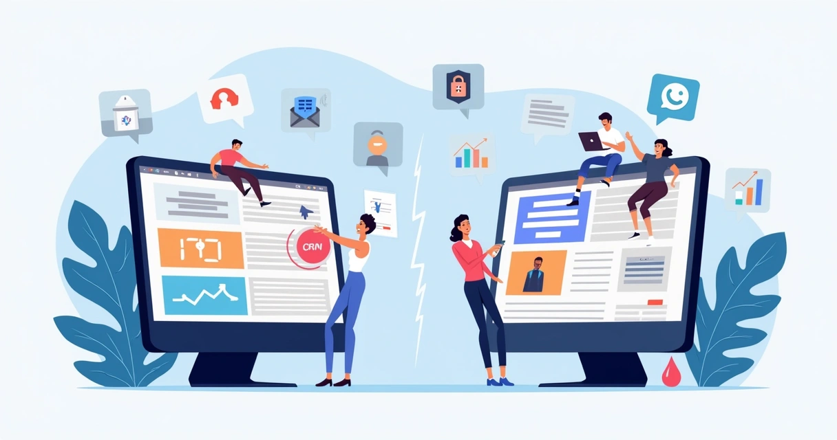 Painel de comparação de ferramentas de landing page exibindo elementos de desempenho