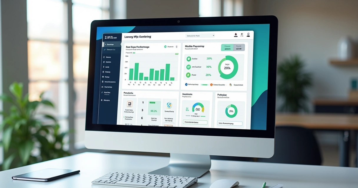Tela com comparativo de desempenho entre criadores de landing page 