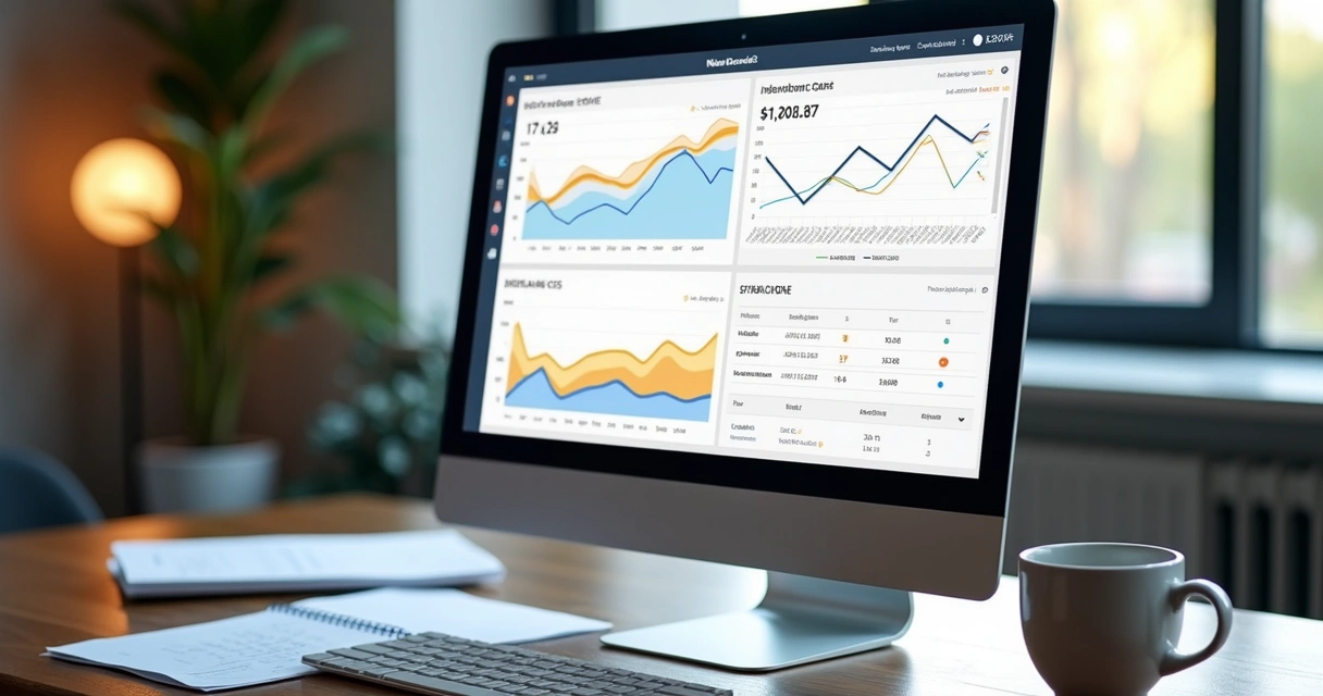 Dashboard digital comparando gráficos de NPS e CSAT lado a lado