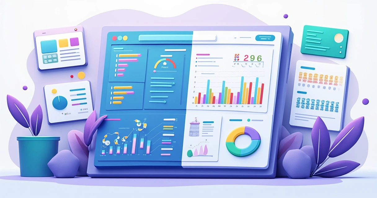 Quadro comparativo de plataformas de gestão exibindo indicadores de performance 