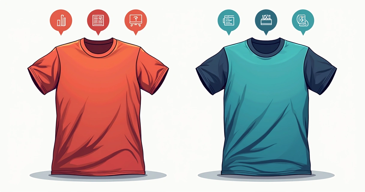 Comparativo técnicas de estamparia em camisetas 