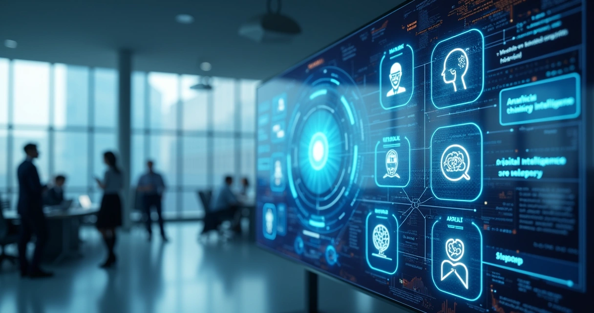 Símbolos de competências relacionadas ao futuro do trabalho em 2026