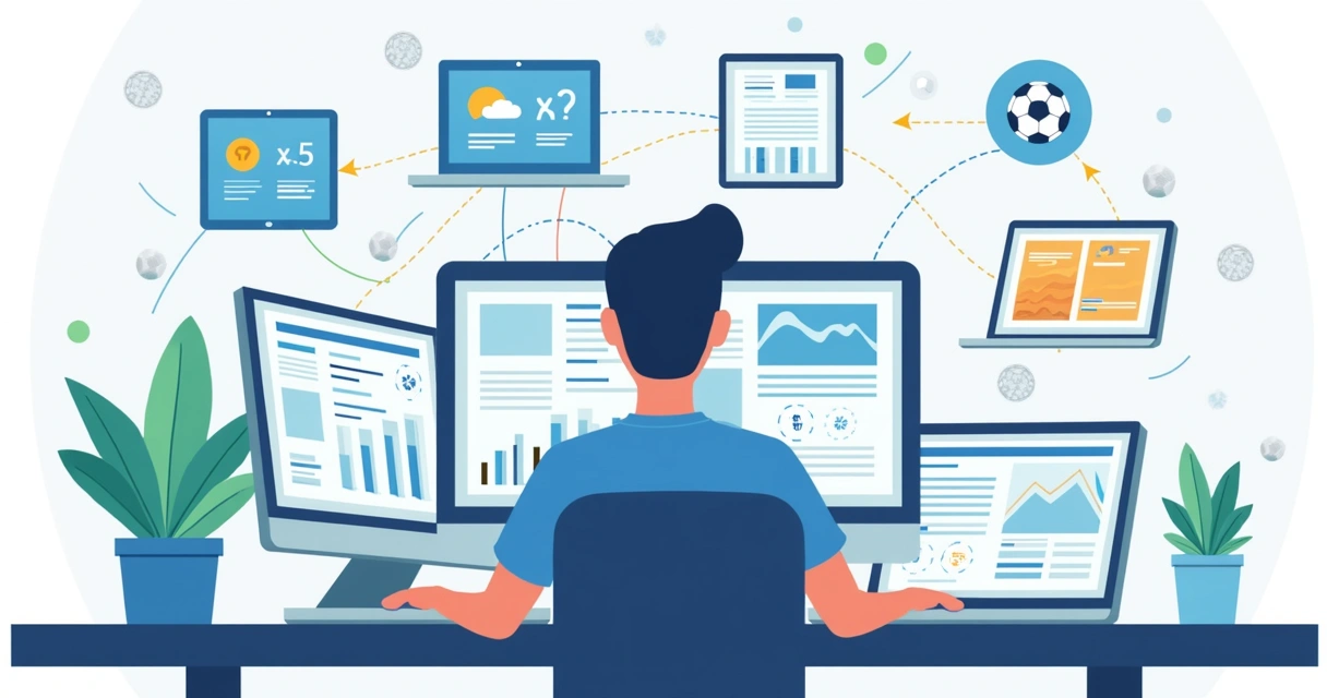 Compilação de dados esportivos para aposta